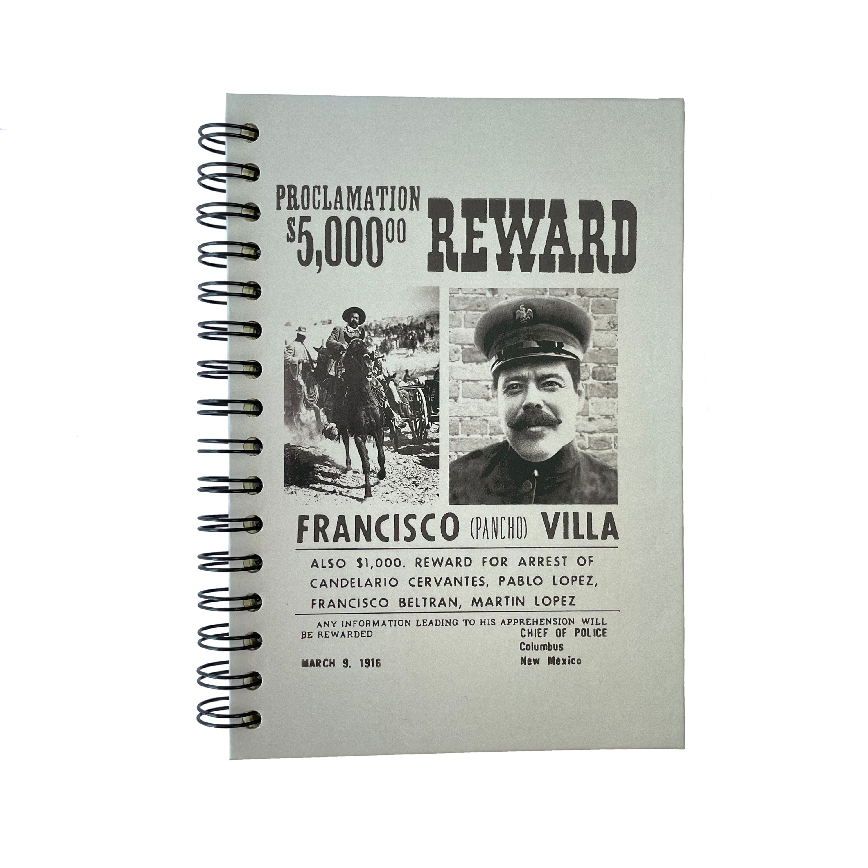 Libreta Buscando a Villa fotografía intervenida Casasola Fotografía