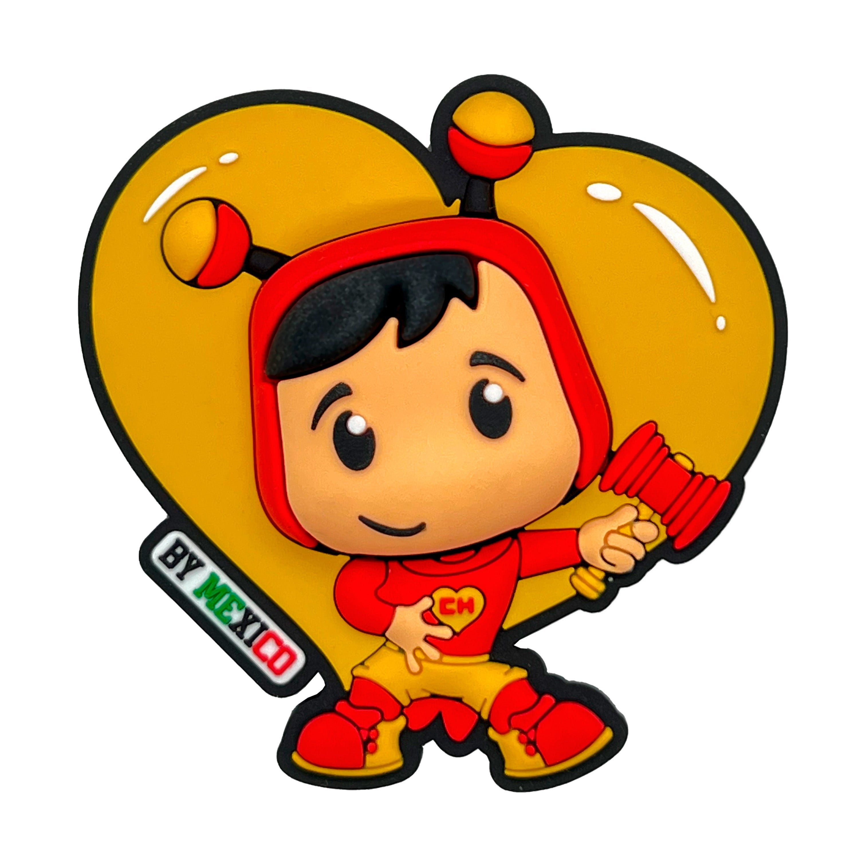 Imán Diseño Chapulín colorado 2D Y 3D